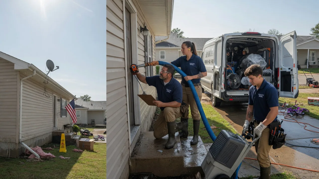 Ceiling Water Damage Restoration in Rankin, IL near me